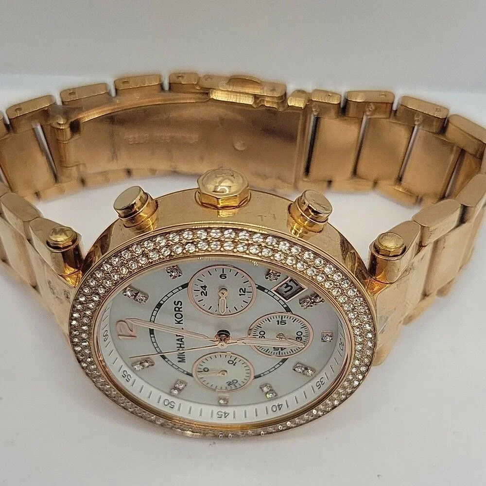 Michael Kors Parker MK5784 Women Stainless Steel Analog Dial Quartz Watch AM402